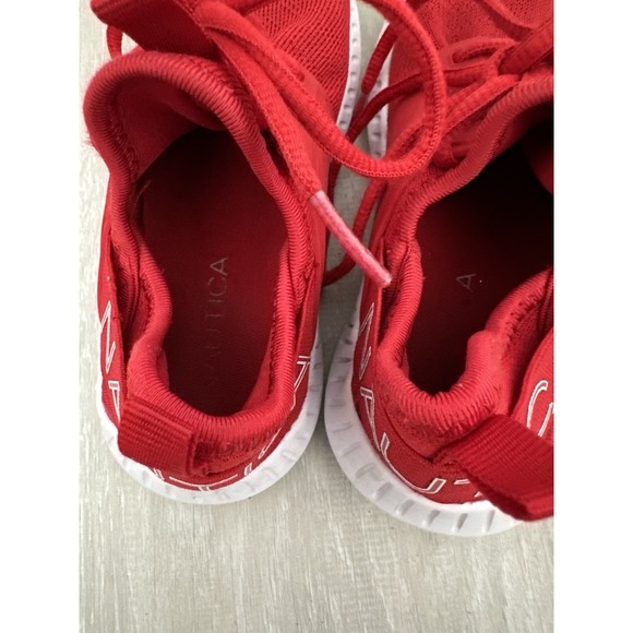 Nautica Red Kappil Tonal infant sneakers shoes sz 12 - Picture 7 of 9